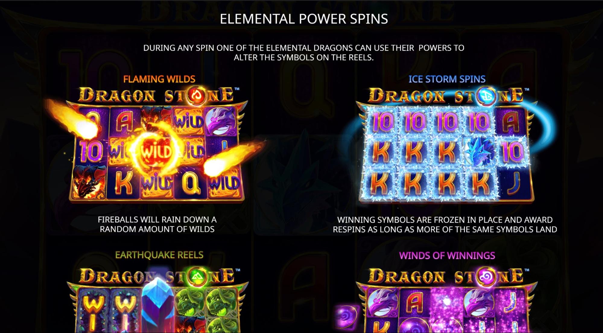 Dragon Stone Slot Game Elemental Power Spins